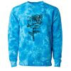 Unisex Midweight Tie-Dyed Crewneck Sweatshirt Thumbnail