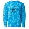Unisex Midweight Tie-Dyed Crewneck Sweatshirt Thumbnail