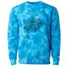 Unisex Midweight Tie-Dyed Crewneck Sweatshirt Thumbnail