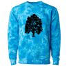 Unisex Midweight Tie-Dyed Crewneck Sweatshirt Thumbnail