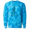 Unisex Midweight Tie-Dyed Crewneck Sweatshirt Thumbnail