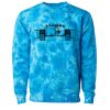 Unisex Midweight Tie-Dyed Crewneck Sweatshirt Thumbnail