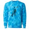 Unisex Midweight Tie-Dyed Crewneck Sweatshirt Thumbnail