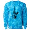 Unisex Midweight Tie-Dyed Crewneck Sweatshirt Thumbnail