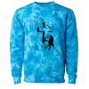 Unisex Midweight Tie-Dyed Crewneck Sweatshirt Thumbnail