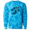Unisex Midweight Tie-Dyed Crewneck Sweatshirt Thumbnail