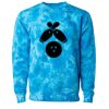 Unisex Midweight Tie-Dyed Crewneck Sweatshirt Thumbnail