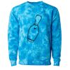 Unisex Midweight Tie-Dyed Crewneck Sweatshirt Thumbnail
