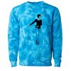 Unisex Midweight Tie-Dyed Crewneck Sweatshirt Thumbnail