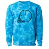 Unisex Midweight Tie-Dyed Crewneck Sweatshirt Thumbnail