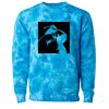 Unisex Midweight Tie-Dyed Crewneck Sweatshirt Thumbnail