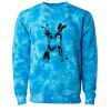Unisex Midweight Tie-Dyed Crewneck Sweatshirt Thumbnail