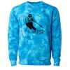 Unisex Midweight Tie-Dyed Crewneck Sweatshirt Thumbnail