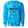 Unisex Midweight Tie-Dyed Crewneck Sweatshirt Thumbnail