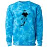 Unisex Midweight Tie-Dyed Crewneck Sweatshirt Thumbnail