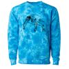 Unisex Midweight Tie-Dyed Crewneck Sweatshirt Thumbnail