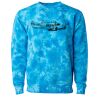 Unisex Midweight Tie-Dyed Crewneck Sweatshirt Thumbnail