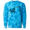 Unisex Midweight Tie-Dyed Crewneck Sweatshirt Thumbnail