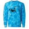 Unisex Midweight Tie-Dyed Crewneck Sweatshirt Thumbnail