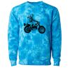 Unisex Midweight Tie-Dyed Crewneck Sweatshirt Thumbnail