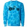 Unisex Midweight Tie-Dyed Crewneck Sweatshirt Thumbnail