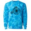 Unisex Midweight Tie-Dyed Crewneck Sweatshirt Thumbnail