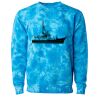 Unisex Midweight Tie-Dyed Crewneck Sweatshirt Thumbnail