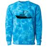 Unisex Midweight Tie-Dyed Crewneck Sweatshirt Thumbnail