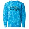 Unisex Midweight Tie-Dyed Crewneck Sweatshirt Thumbnail