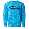 Unisex Midweight Tie-Dyed Crewneck Sweatshirt Thumbnail