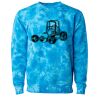 Unisex Midweight Tie-Dyed Crewneck Sweatshirt Thumbnail
