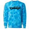 Unisex Midweight Tie-Dyed Crewneck Sweatshirt Thumbnail