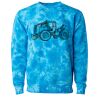 Unisex Midweight Tie-Dyed Crewneck Sweatshirt Thumbnail