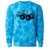Unisex Midweight Tie-Dyed Crewneck Sweatshirt Thumbnail