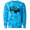 Unisex Midweight Tie-Dyed Crewneck Sweatshirt Thumbnail
