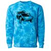 Unisex Midweight Tie-Dyed Crewneck Sweatshirt Thumbnail