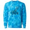 Unisex Midweight Tie-Dyed Crewneck Sweatshirt Thumbnail
