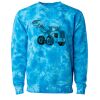 Unisex Midweight Tie-Dyed Crewneck Sweatshirt Thumbnail