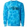 Unisex Midweight Tie-Dyed Crewneck Sweatshirt Thumbnail