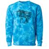 Unisex Midweight Tie-Dyed Crewneck Sweatshirt Thumbnail