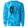 Unisex Midweight Tie-Dyed Crewneck Sweatshirt Thumbnail