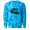 Unisex Midweight Tie-Dyed Crewneck Sweatshirt Thumbnail