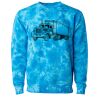 Unisex Midweight Tie-Dyed Crewneck Sweatshirt Thumbnail