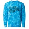 Unisex Midweight Tie-Dyed Crewneck Sweatshirt Thumbnail