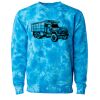 Unisex Midweight Tie-Dyed Crewneck Sweatshirt Thumbnail