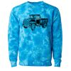 Unisex Midweight Tie-Dyed Crewneck Sweatshirt Thumbnail
