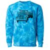 Unisex Midweight Tie-Dyed Crewneck Sweatshirt Thumbnail