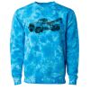 Unisex Midweight Tie-Dyed Crewneck Sweatshirt Thumbnail