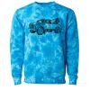Unisex Midweight Tie-Dyed Crewneck Sweatshirt Thumbnail