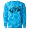 Unisex Midweight Tie-Dyed Crewneck Sweatshirt Thumbnail